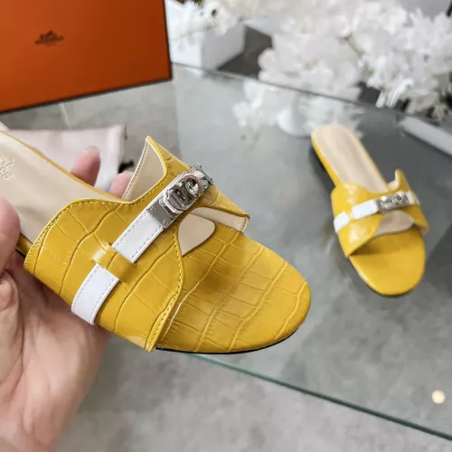 Replica Hermes Slippers For Women #1348608 $82.00 USD for Wholesale