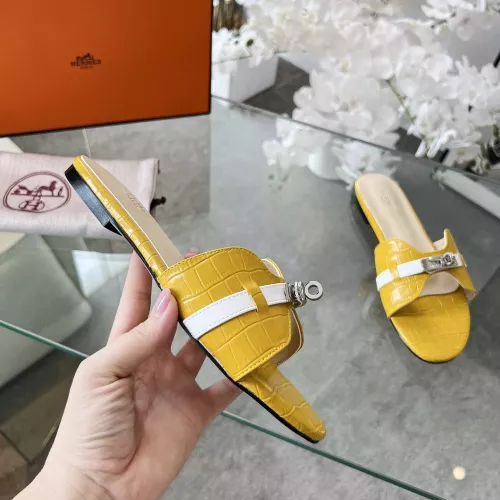 Replica Hermes Slippers For Women #1348608 $82.00 USD for Wholesale