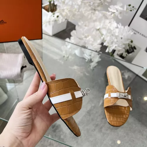 Replica Hermes Slippers For Women #1348609 $82.00 USD for Wholesale