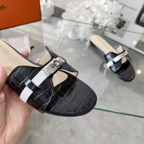 Replica Hermes Slippers For Women #1348610 $82.00 USD for Wholesale