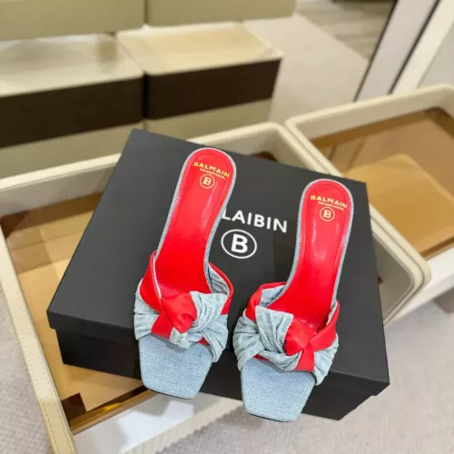 Replica Balmain Slippers For Women #1348611 $108.00 USD for Wholesale