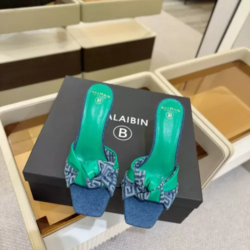 Replica Balmain Slippers For Women #1348612 $108.00 USD for Wholesale