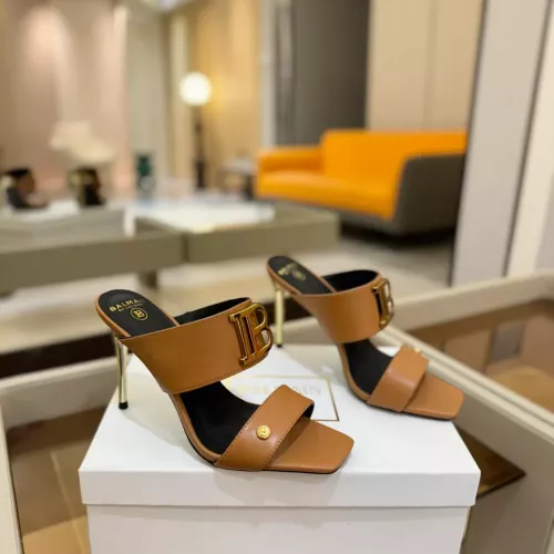 Replica Balmain Slippers For Women #1348615 $112.00 USD for Wholesale