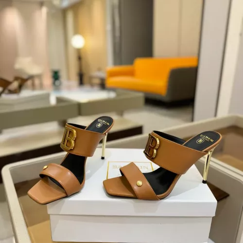 Replica Balmain Slippers For Women #1348615 $112.00 USD for Wholesale