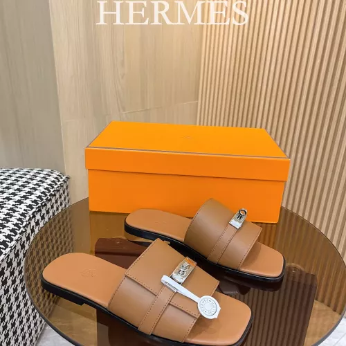 Replica Hermes Slippers For Men #1348618 $105.00 USD for Wholesale