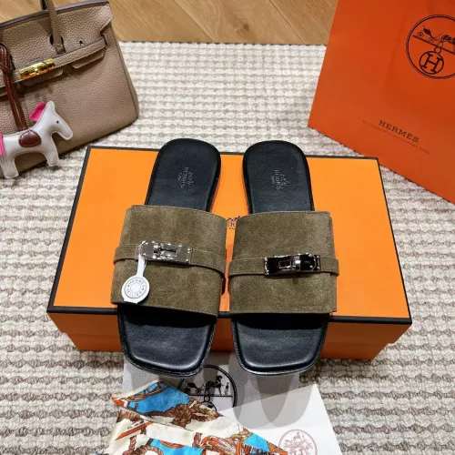 Replica Hermes Slippers For Men #1348622 $105.00 USD for Wholesale