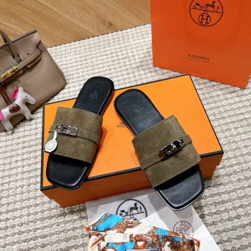 Replica Hermes Slippers For Men #1348622 $105.00 USD for Wholesale