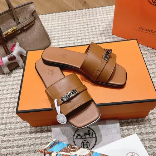 Replica Hermes Slippers For Men #1348626 $105.00 USD for Wholesale