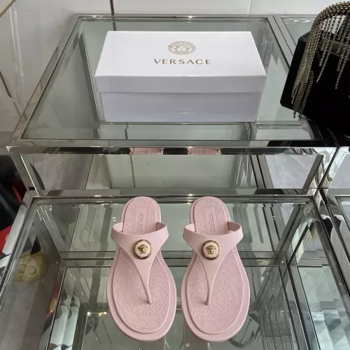 Replica Versace Slippers For Women #1348668 $72.00 USD for Wholesale