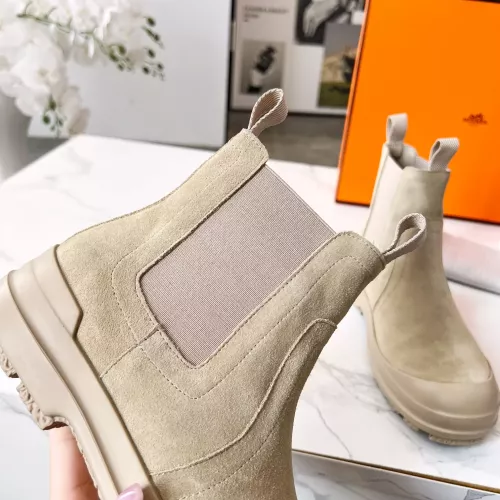 Replica Hermes Boots For Women #1348677 $102.00 USD for Wholesale