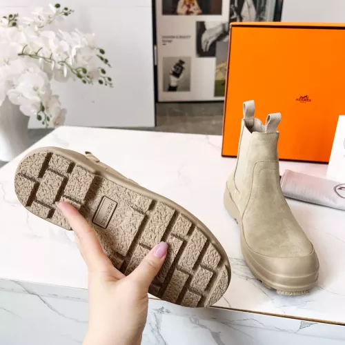 Replica Hermes Boots For Women #1348677 $102.00 USD for Wholesale
