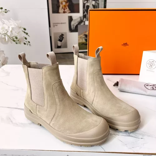 Replica Hermes Boots For Women #1348677 $102.00 USD for Wholesale