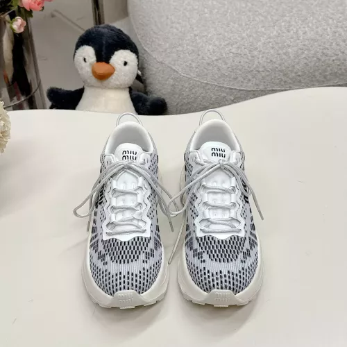 Replica MIU MIU Casual Shoes For Women #1348711 $100.00 USD for Wholesale