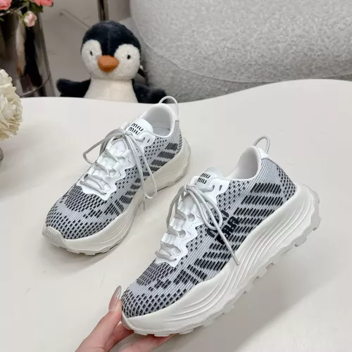 Replica MIU MIU Casual Shoes For Women #1348711 $100.00 USD for Wholesale