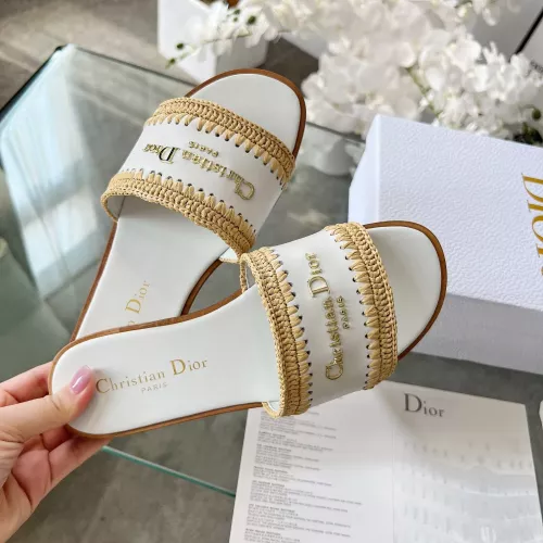 Replica Christian Dior Slippers For Women #1348716 $88.00 USD for Wholesale