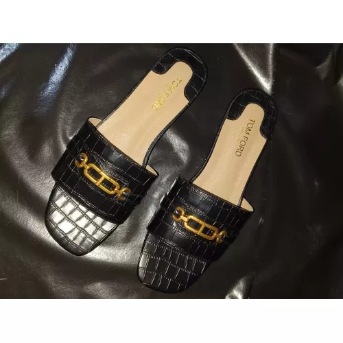 Replica Tom Ford Slippers For Women #1348815 $82.00 USD for Wholesale