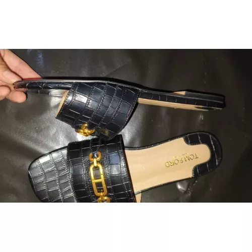 Replica Tom Ford Slippers For Women #1348815 $82.00 USD for Wholesale