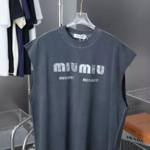 Cheap MIU MIU T-Shirts Sleeveless For Unisex #1348838, $$39.00 USD On MIU MIU T-Shirts