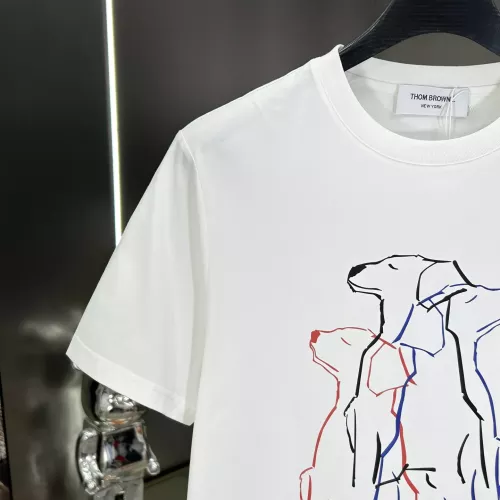 Replica Thom Browne TB T-Shirts Short Sleeved For Men #1349102 $80.00 USD for Wholesale