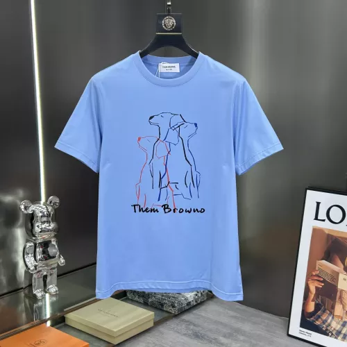 Cheap Thom Browne TB T-Shirts Short Sleeved For Men #1349103, $$80.00 USD On Thom Browne TB T-Shirts