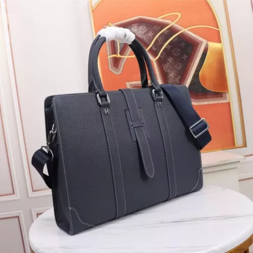 Replica Hermes AAA Man Handbags #1349562 $162.00 USD for Wholesale