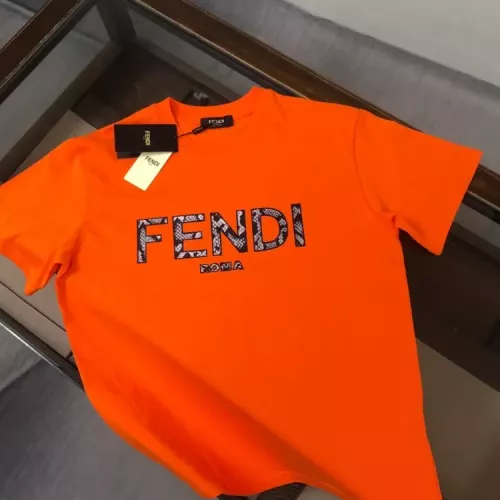 Cheap Fendi T-Shirts Short Sleeved For Unisex #1349828, $$42.00 USD On Fendi T-Shirts