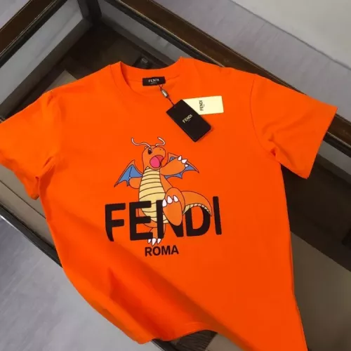 Cheap Fendi T-Shirts Short Sleeved For Unisex #1349834, $$42.00 USD On Fendi T-Shirts