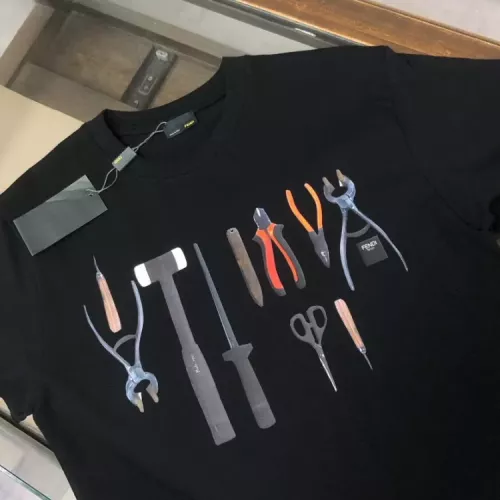 Replica Fendi T-Shirts Short Sleeved For Men #1349991 $42.00 USD for Wholesale