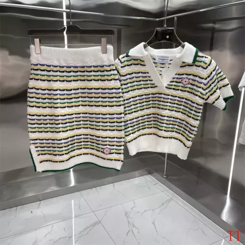Cheap Casablanca Tracksuits Short Sleeved For Women #1350278, $$105.00 USD On Dirk Bikkembergs Tracksuits