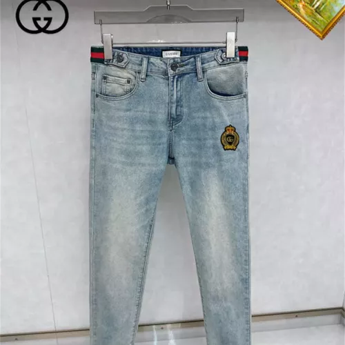 Replica Gucci Jeans For Men #1350386 $48.00 USD for Wholesale