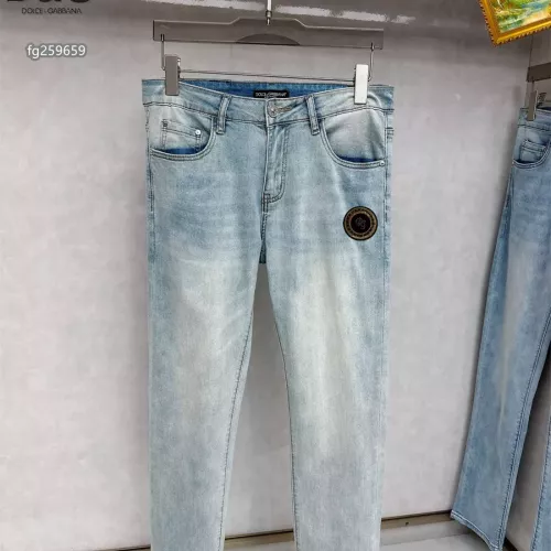 Replica Dolce & Gabbana D&G Jeans For Men #1350400 $48.00 USD for Wholesale