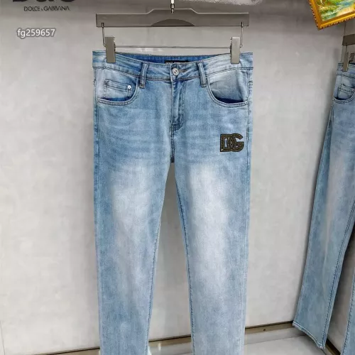 Replica Dolce & Gabbana D&G Jeans For Men #1350405 $48.00 USD for Wholesale