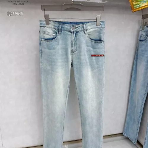 Replica Prada Jeans For Men #1350407 $48.00 USD for Wholesale