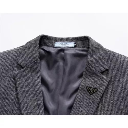 Replica Prada Jackets Long Sleeved For Men #1350443 $68.00 USD for Wholesale
