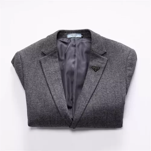 Replica Prada Jackets Long Sleeved For Men #1350443 $68.00 USD for Wholesale