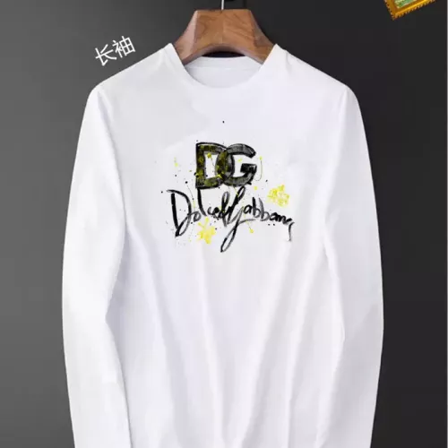 Cheap Dolce &amp; Gabbana D&amp;G T-Shirts Long Sleeved For Unisex #1350456, $$34.00 USD On Dolce &amp; Gabbana D&amp;G T-Shirts