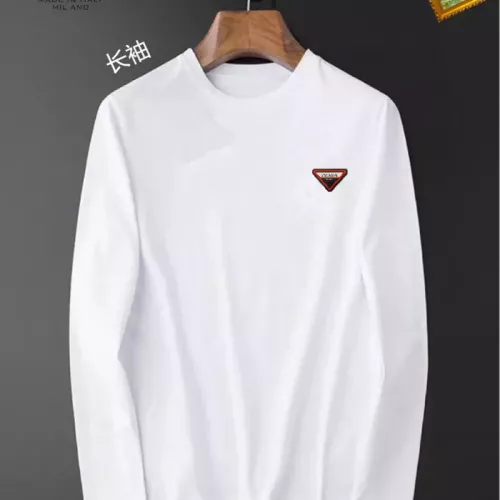 Cheap Prada T-Shirts Long Sleeved For Unisex #1350487, $$34.00 USD On Prada T-Shirts