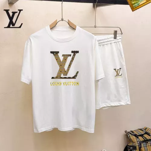 Cheap Louis Vuitton LV Tracksuits Short Sleeved For Men #1350497, $$48.00 USD On Louis Vuitton LV Tracksuits