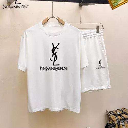 Cheap Yves Saint Laurent YSL Tracksuits Short Sleeved For Men #1350515, $$48.00 USD On Yves Saint Laurent YSL Tracksuits