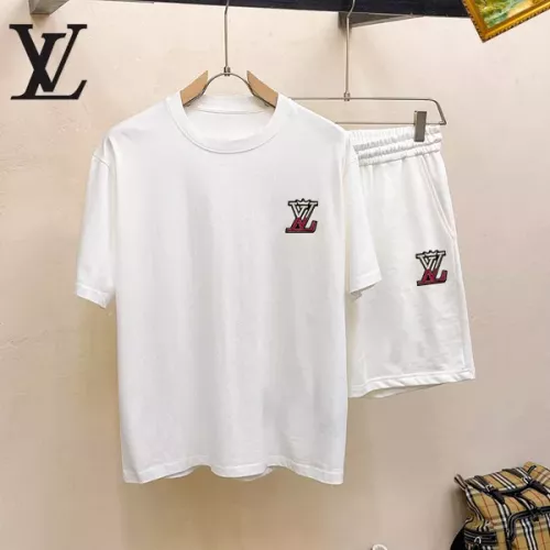 Cheap Louis Vuitton LV Tracksuits Short Sleeved For Men #1350539, $$48.00 USD On Louis Vuitton LV Tracksuits
