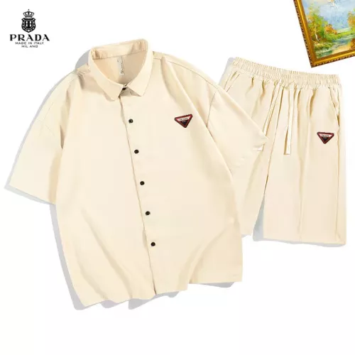 Cheap Prada Tracksuits Short Sleeved For Men #1350594, $$48.00 USD On Prada Tracksuits