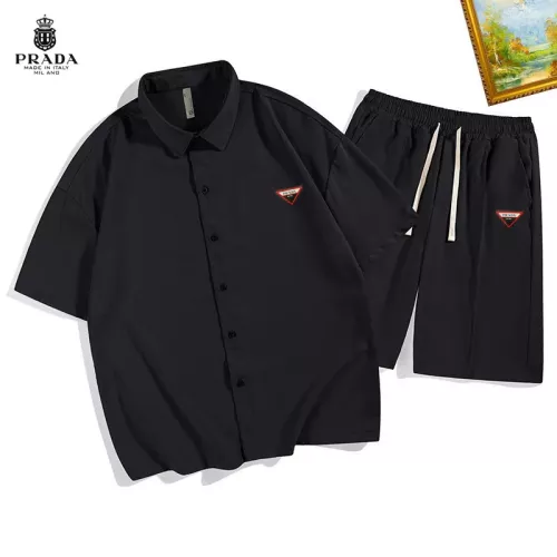 Cheap Prada Tracksuits Short Sleeved For Men #1350596, $$48.00 USD On Prada Tracksuits