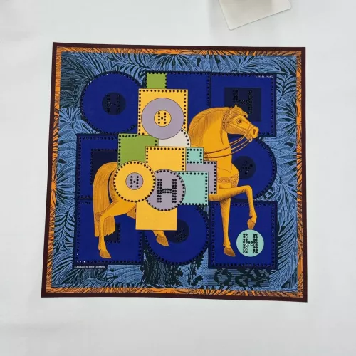 Replica Hermes T-Shirts Short Sleeved For Men #1350622 $68.00 USD for Wholesale
