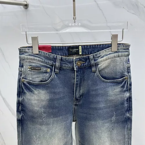 Replica Dolce & Gabbana D&G Jeans For Men #1350636 $68.00 USD for Wholesale