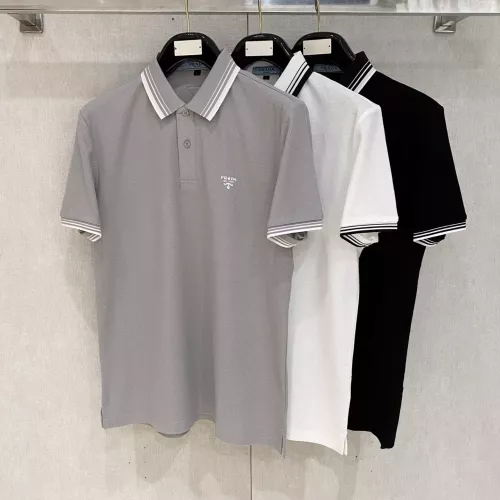 Replica Prada T-Shirts Short Sleeved For Men #1350679 $76.00 USD for Wholesale