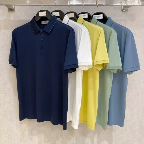Replica Hermes T-Shirts Short Sleeved For Men #1350720 $76.00 USD for Wholesale