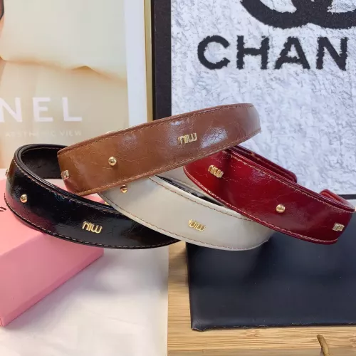 Replica MIU MIU Headband For Women #1350806 $27.00 USD for Wholesale