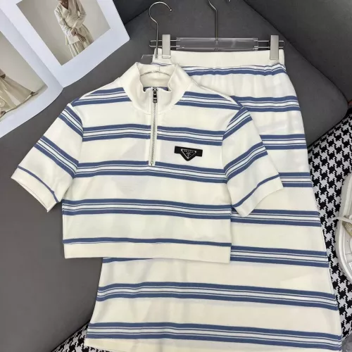 Cheap Prada Tracksuits Short Sleeved For Women #1350854, $$100.00 USD On Prada Tracksuits