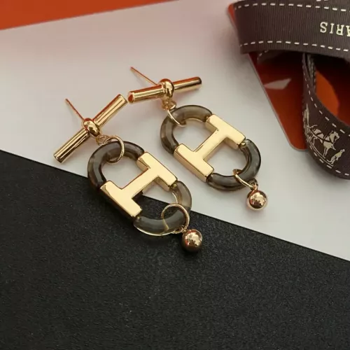 Replica Hermes Earrings For Women #1350860 $39.00 USD for Wholesale