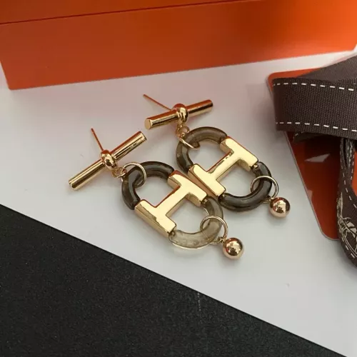 Replica Hermes Earrings For Women #1350860 $39.00 USD for Wholesale